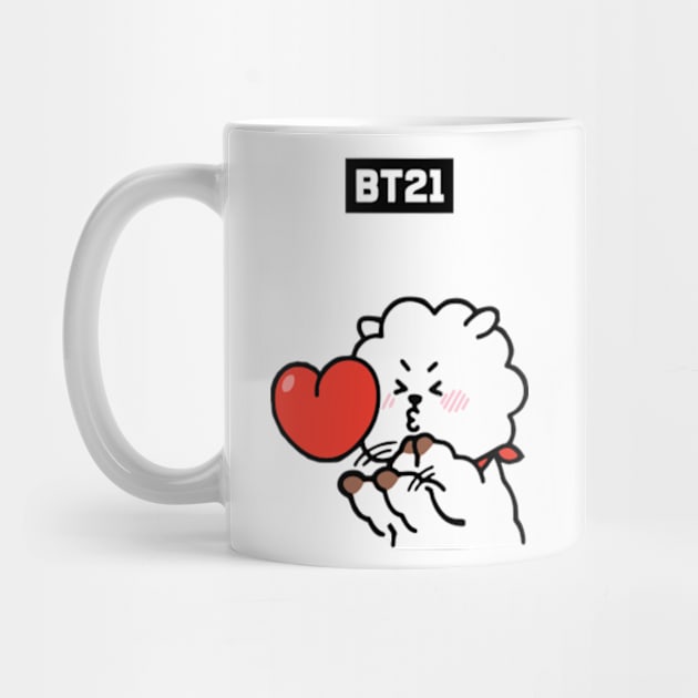 bt21 bts exclusive design 68 by Typography Dose